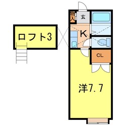 シェリール・ミニB棟の物件間取画像